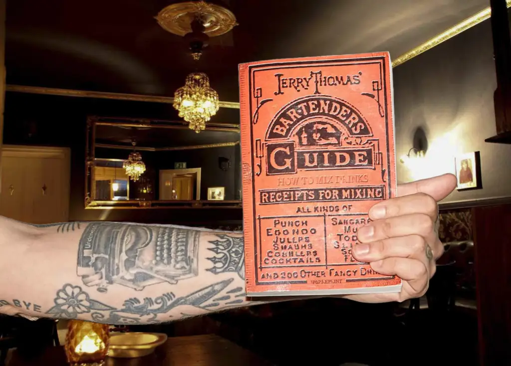 Known as the first cocktail book, The Bar Tenders Guide